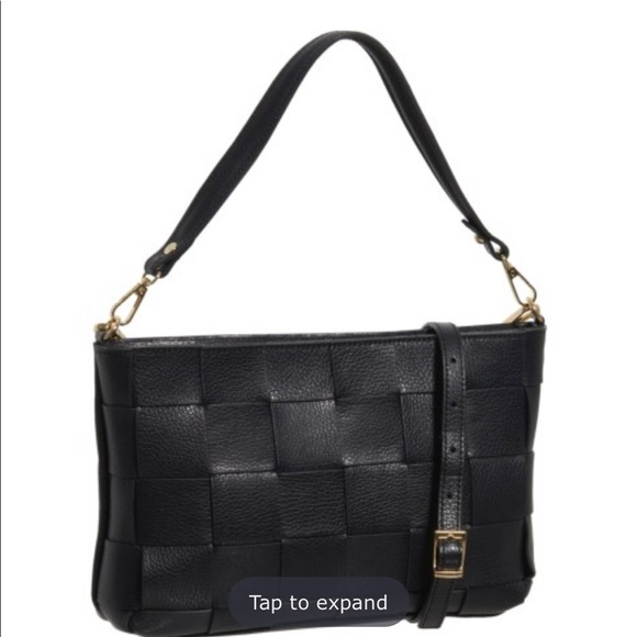 ANNA PAOLA Made In Italy Brit Shoulder Bag - Leather (For Women) - Picture 15 of 16